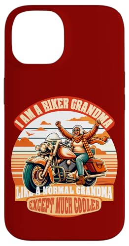 I Am A Biker Grandma Motorrad Zitat für Frauen Hülle für iPhone 14 von Biker Grandma Shop