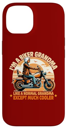 I Am A Biker Grandma Motorrad Zitat für Frauen Hülle für iPhone 14 von Biker Grandma Shop