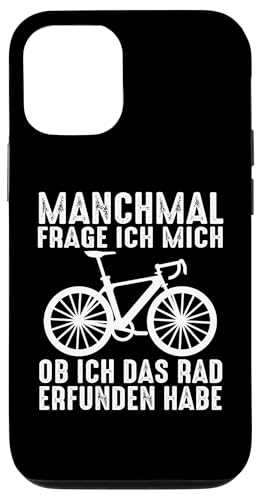 Hülle für iPhone 14 Ob ich das Rad erfunden habe Fahrrad Biker von Biker & Radfahrer Geschenkidee