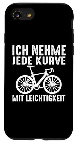 Hülle für iPhone SE (2020) / 7 / 8 Ich nehme jede Kurve Fahrrad Biker von Biker & Radfahrer Geschenkidee