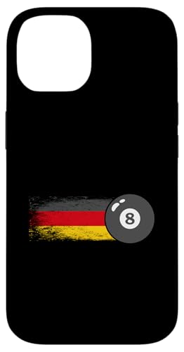 Billardspieler Deutschland Flagge Billard Hülle für iPhone 14 von Billard Snooker Billardspieler