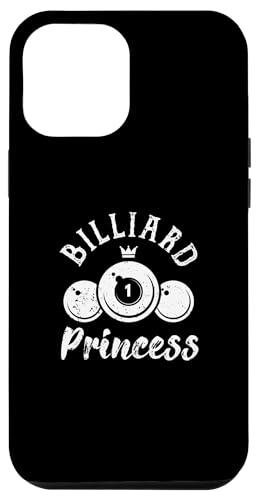 Hülle für iPhone 13 Pro Max Billard Princess Pool Snooker Girl 8-Ball Billards Mädchen von Billiards Gifts Billiard Balls Pool Accessories
