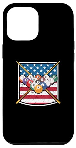 Hülle für iPhone 14 Plus Pool Player USA Billard Patriotische amerikanische Flagge Billard von Billiards Gifts Billiard Balls Pool Accessories