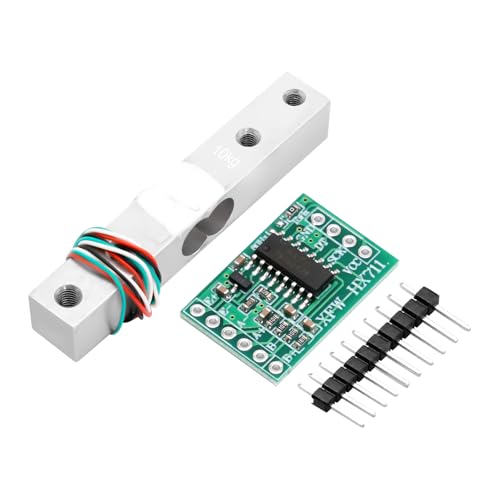 Binghe HX711 AD Verstärkermodul + 10KG Gewichtssensor HX711 Wägezelle Bausatz Hochpräzisions Wägezellenmodul Kompatibel mit Arduino/tragbare elektronische Küchenwaagen Binghe HX711 AD Verstärkermodul + 10KG Gewichtssensor HX711 Wägezelle Bausatz Hochpräzisions Wägezellenmodul Kompatibel mit Arduino/tragbare elektronische Küchenwaagen von Binghe