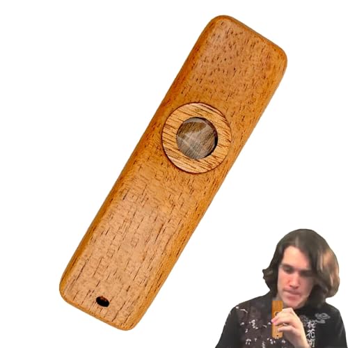 Biniveil Holz-Kazoo, Vintage Holz Kazoo für Gitarren Ukulele, Kazoo Erwachsene Kinder Musikinstrumente, Holz Kazoo Gitarre Ukulele Begleitinstrument Geschenk für Kinder Lernende von Biniveil