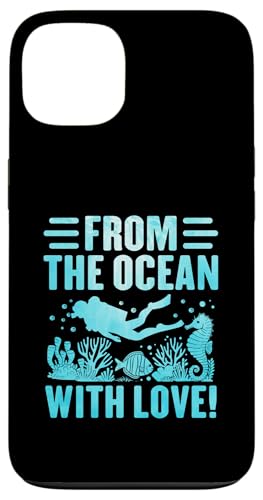 From The Ocean With Love Marine Biologist Hülle für iPhone 13 von Biology Student Gift For Future Marine Biologist