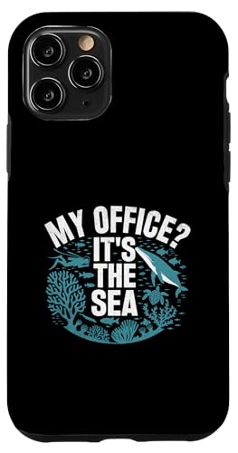 Mein Büro Es ist der Meeresbiologe Hülle für iPhone 11 Pro von Biology Student Gift For Future Marine Biologist