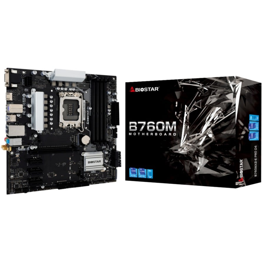 B760MX2-E Pro D4, Mainboard von Biostar