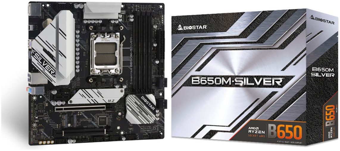 Biostar B650M-SILVER Mainboard von Biostar