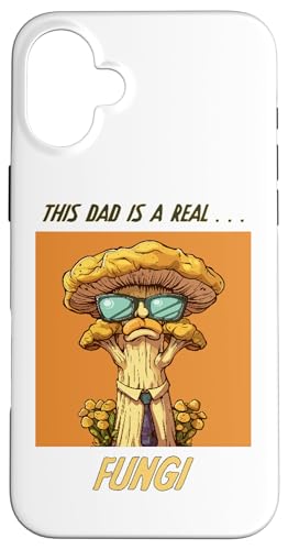 Hülle für iPhone 16 Plus "My Dad Is A Real Fungi" Papa scherzt zum Vatertag von Bioworld