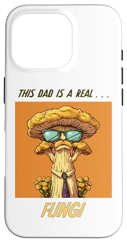 Hülle für iPhone 16 Pro "My Dad Is A Real Fungi" Papa scherzt zum Vatertag von Bioworld