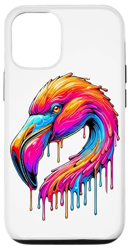 Hülle für iPhone 13 Bunte Splash-art-flamingo-flamingos von Bird Animal Lover Gifts