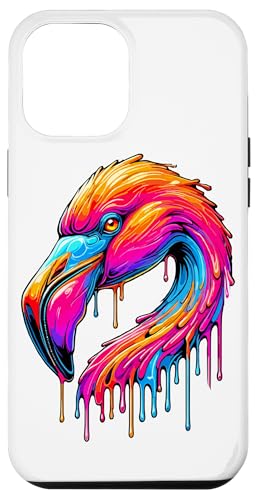 Hülle für iPhone 15 Plus Bunte Splash-art-flamingo-flamingos von Bird Animal Lover Gifts