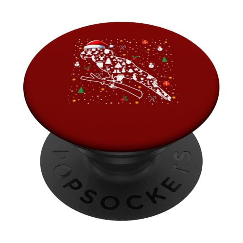 Weihnachtssymbole Weihnachtsmann Papagei niedliche Form passende Kinder PopSockets Klebender PopGrip von Bird Christmas Costume