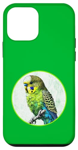 Hülle für iPhone 12 mini Buntes Retro-Sittich-Design von Bird Fan von Bird Fan