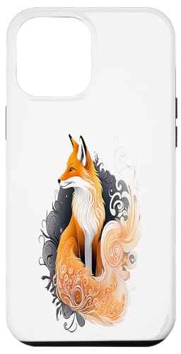Hülle für iPhone 14 Pro Max Fantasy Red Fox Kunst, Tiere, Natur von Birdsnstuff (Anjeanette Hail)