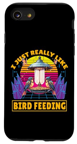 Hülle für iPhone SE (2020) / 7 / 8 Ich mag Bird Feeding Funny Birdwatching einfach sehr. von Birdwatching Bliss Birding Perfect Present