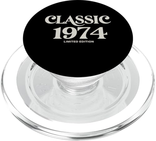 1974 Geburtstag Shirt Vintage Legends Born in 1974 Geschenkidee PopSockets PopGrip für MagSafe von Birthday 365