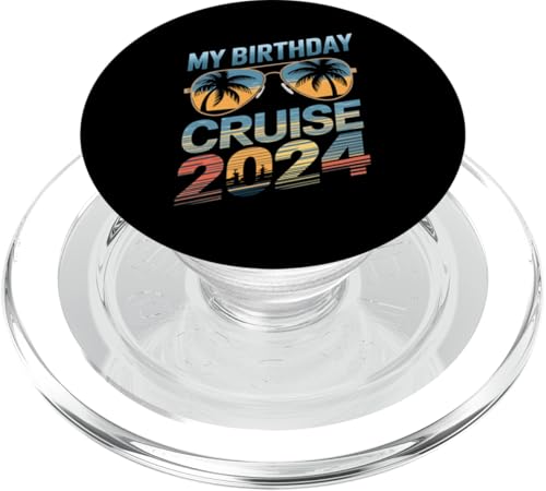 Kreuzfahrt 2024 Geburtstag Kreuzfahrtschiff Urlaub Passende Familie PopSockets PopGrip für MagSafe von Birthday 365