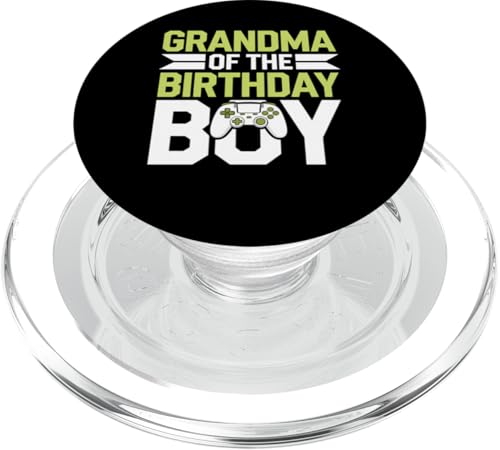 Oma Of The Birthday Boy Video Gamer Geburtstagsgeschenk PopSockets PopGrip für MagSafe von Birthday 365