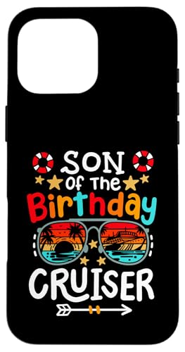 Hülle für iPhone 16 Pro Max Sohn des Geburtstagskreuzer Funny Family Cruise Squad Boys von Birthday Cruise Family Matching Apparel Gifts Shop