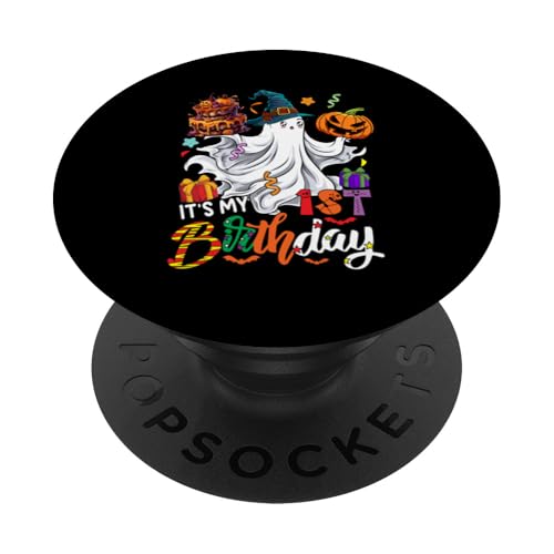 It's My 1st Birthday Halloween Boo Costume Kids Funny Party PopSockets mit austauschbarem PopGrip von Birthday Halloween Costume