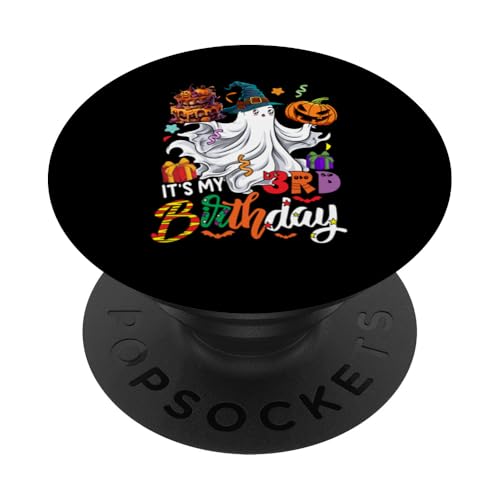 It's My 3rd Birthday Halloween Boo Costume Kids Funny Party PopSockets mit austauschbarem PopGrip von Birthday Halloween Costume