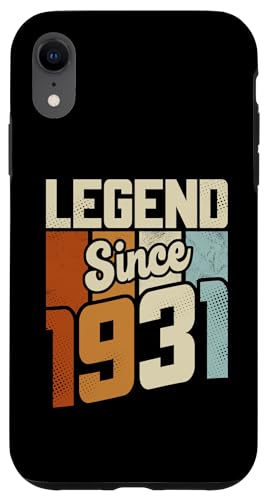 Vintage 1931 94 Birthday Decorations Men Women 94th Birthday Hülle für iPhone XR von Birthday Legend Co.