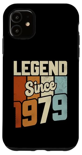 Vintage 1979 46 Birthday Decorations Men Women 46th Birthday Hülle für iPhone 11 von Birthday Legend Co.