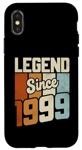 Vintage 1999 26 Birthday Decorations Men Women 26th Birthday Hülle für iPhone X/XS von Birthday Legend Co.