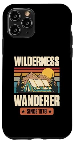 Hülle für iPhone 11 Pro Wilderness Wanderer seit 1978 Geburtsjahr Camping Geburtstag von Birthday Party Supplies For Wilderness Campers