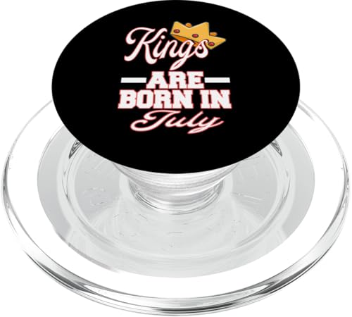 Kings Are Born In July Birthday PopSockets PopGrip für MagSafe von Birthday Party