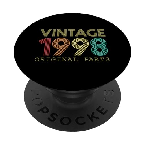 26. BDay Vintage 1998, Originalteile, 26 Jahre alt, Geburtstag PopSockets mit austauschbarem PopGrip von Birthday Vintage Accessories