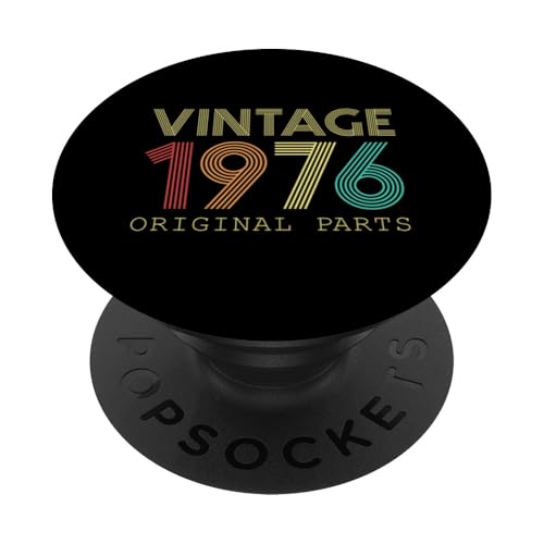 48th BDay Vintage 1976, Originalteile, 48 Jahre alt, Geburtstag PopSockets mit austauschbarem PopGrip von Birthday Vintage Accessories