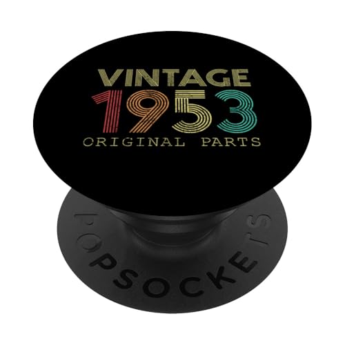 71. Geburtstag, Jahrgang 1953, Originalteile, 71 Jahre alt PopSockets mit austauschbarem PopGrip von Birthday Vintage Accessories