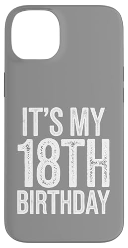 Hülle für iPhone 14 Plus Distressed It's My 18th Birthday Vintage Men Women Kids von Birthday Vintage Designs