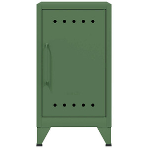 BISLEY Stahlschrank Fern Mini FERMINRH623 olivgrün 38,0 x 40,0 x 72,5 cm, aufgebaut von Bisley