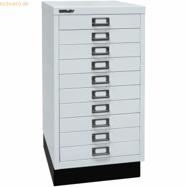 Bisley Schubladenschrank MultiDrawer 29er Serie Sockel A3 10 Schublade von Bisley