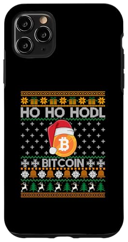 Hülle für iPhone 11 Pro Max Hässliche Weihnachten Bitcoin Lustig von Bitcoin Christmas Crypto Santa Hodl Currency Funny