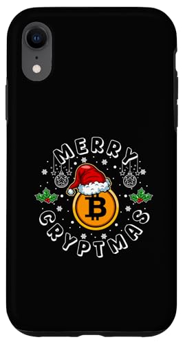 Hülle für iPhone XR Lustige BTC Hold Santa Claus Bitcoin Merry Cryptmas von Bitcoin Christmas Crypto Santa Hodl Currency Funny