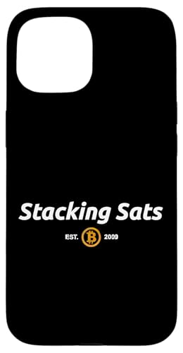 Hülle für iPhone 15 Stacking Sats Bitcoin BTC Satoshi Crypto Currency Men Women von Bitcoin Cryptofashion