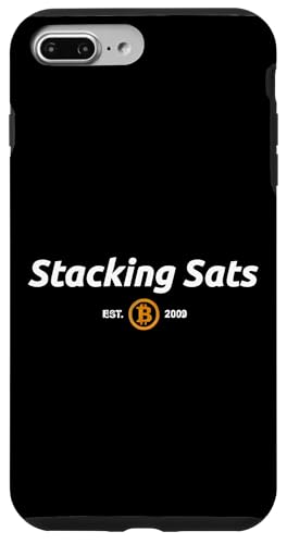 Hülle für iPhone 7 Plus/8 Plus Stacking Sats Bitcoin BTC Satoshi Crypto Currency Men Women von Bitcoin Cryptofashion