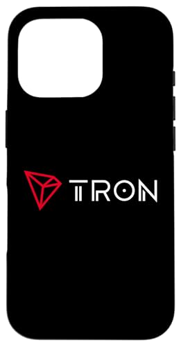 Hülle für iPhone 16 Pro Tron TRX Cryptocurrency Crypto Trader Geschenk weiße Farben von Bitcoin and Crypto Blockchain Shirts