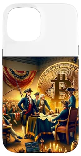 Bitcoin Amerika Revolution Unabhängigkeit Libertär Gründer Hülle für iPhone 15 von Bitcoin fixes this Krypto Währung Geld Hodl Hold