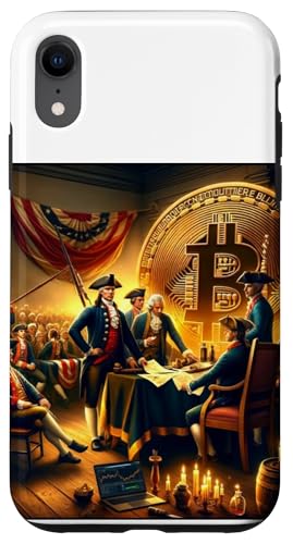 Bitcoin Amerika Revolution Unabhängigkeit Libertär Gründer Hülle für iPhone XR von Bitcoin fixes this Krypto Währung Geld Hodl Hold