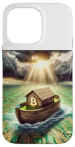 Bitcoin Arche Noah Christentum Bibel Hülle für iPhone 14 Pro Max von Bitcoin fixes this Krypto Währung Geld Hodl Hold