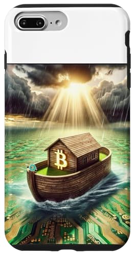 Bitcoin Arche Noah Christentum Bibel Hülle für iPhone 7 Plus/8 Plus von Bitcoin fixes this Krypto Währung Geld Hodl Hold