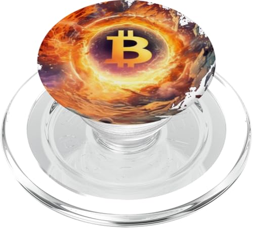 Bitcoin Feuer Universum All PopSockets PopGrip für MagSafe von Bitcoin fixes this Krypto Währung Geld Hodl Hold