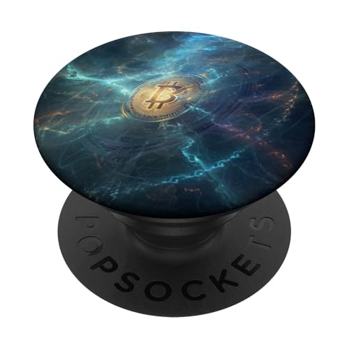 Bitcoin Universum All Weltall Erde Welt PopSockets Klebender PopGrip von Bitcoin fixes this Krypto Währung Geld Hodl Hold