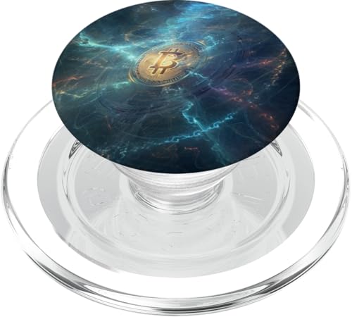 Bitcoin Universum All Weltall Erde Welt PopSockets PopGrip für MagSafe von Bitcoin fixes this Krypto Währung Geld Hodl Hold